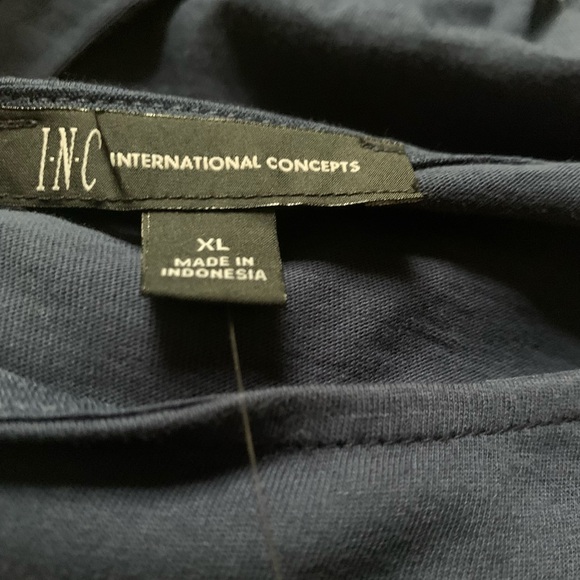 Blue Peplum Short Sleeve Top Shirt - Picture 8 of 9